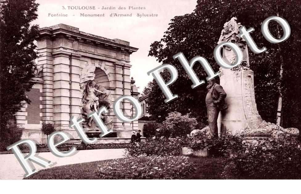 Jardin des plantes. Monument d'Armand Sylvestre