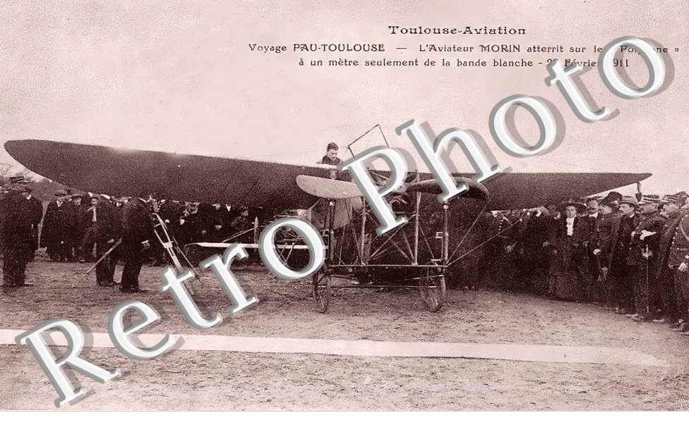 Toulouse-Aviation. L'aviateur Morin aterrit sur le Polygone