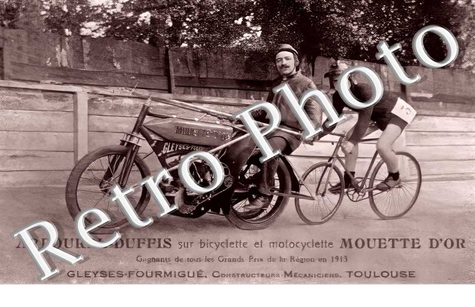 Ardourel-Duffis sur byciclette et motocyclette Mouette d'Or