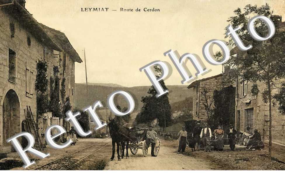 Leymiat. Route de Cerdon
