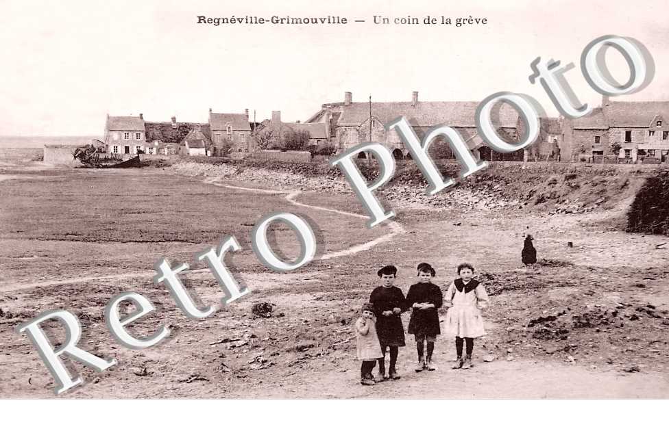 Grimouville-Regnéville. Un coin de la grève