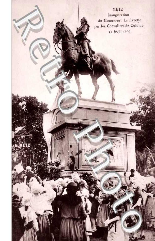 Inauguration du Monument La Fayette 21 août 1920