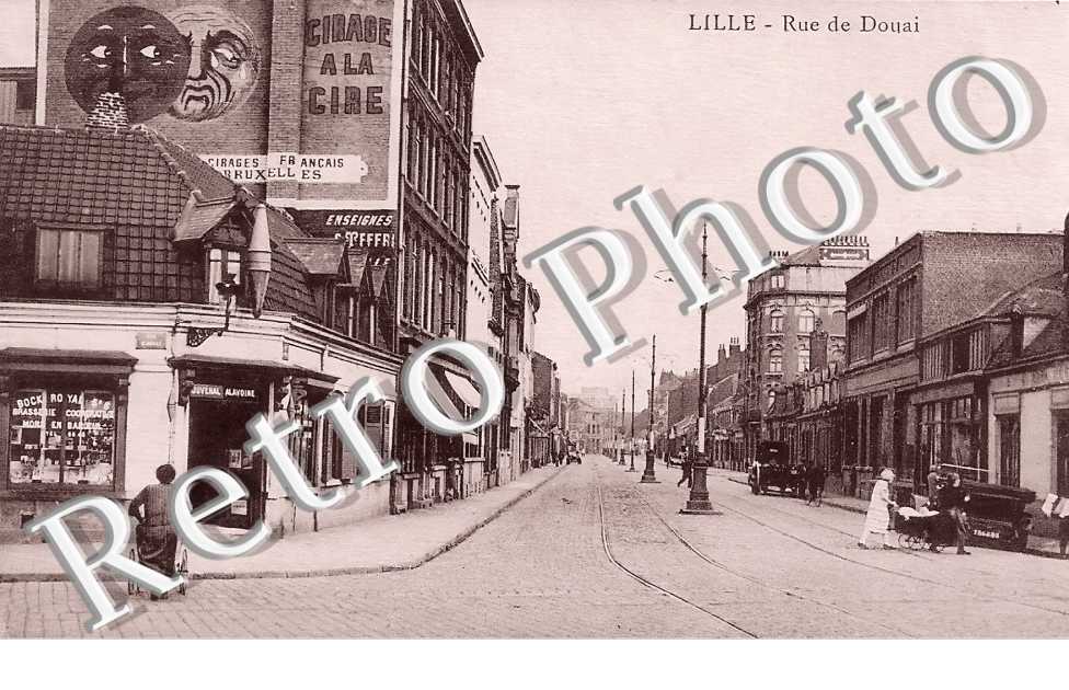 rue de Douai. Pub Cirage à la Cire