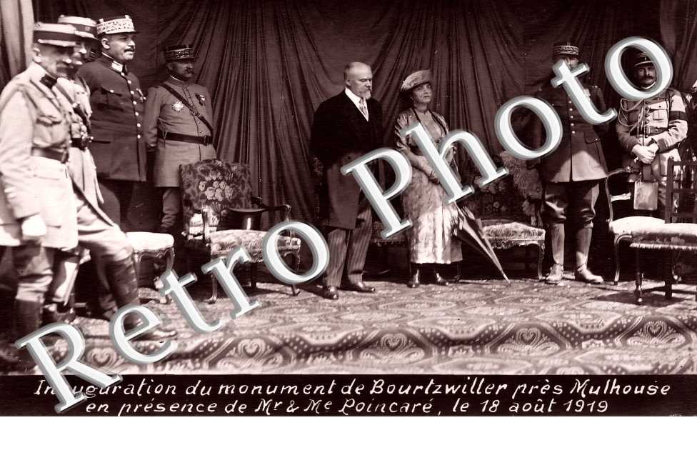 Inauguration du monument de Bourtzwiller le 18 août 1919