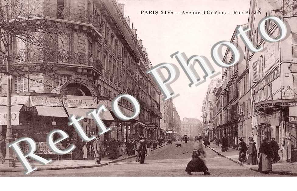 avenue d&#039;Orléans. Rue Brezin.
