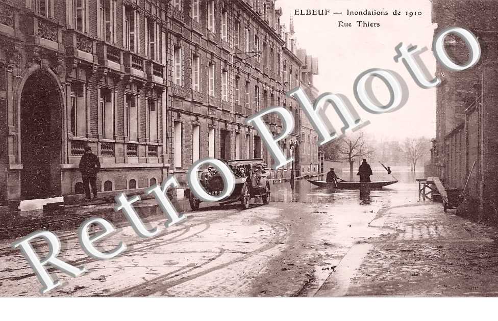 Rue Thiers Inondations de 1910