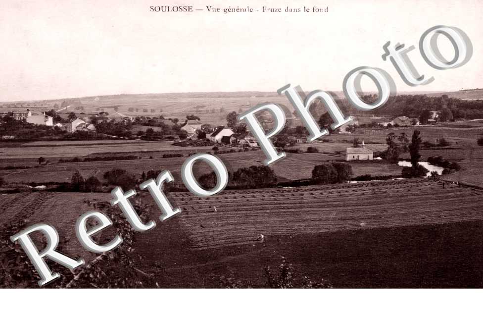 vue générale. Fruze au fond