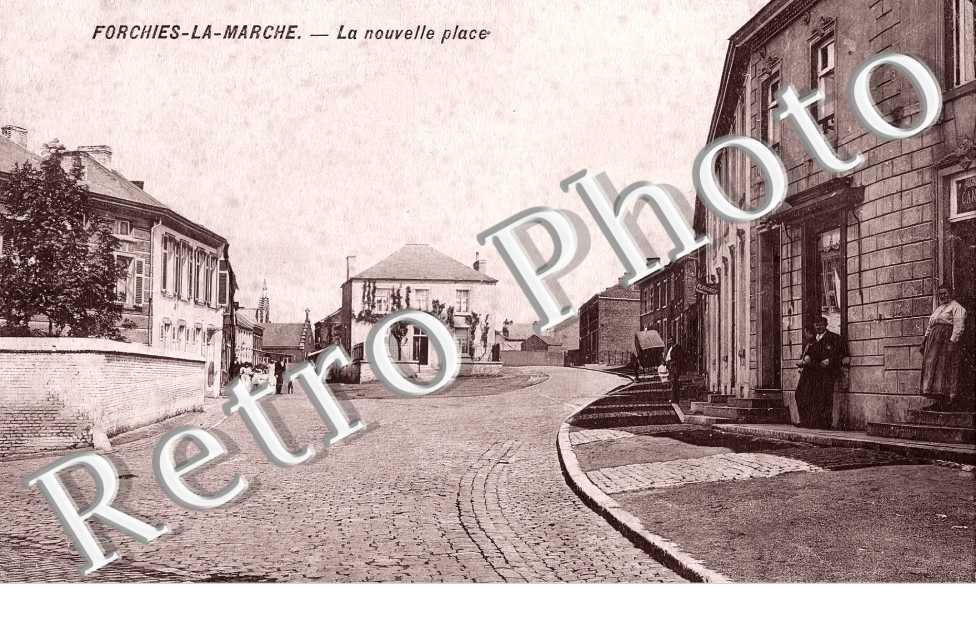 Forchies-la-Marche. La nouvelle place