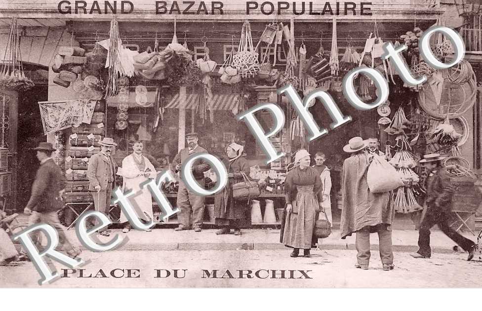 Grand Bazar Populaire. Place du Marchix