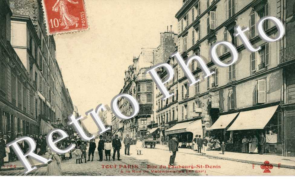 rue du Faubourg-Saint-Denis à la rue de Valenciennes