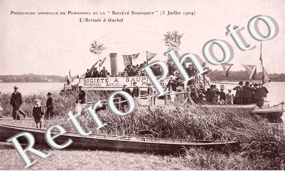 Promenade annuelle du personnel de la société Saupiquet ( 3juillet 1904)