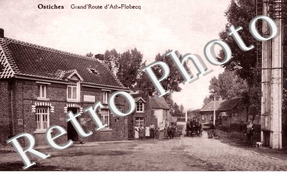 Ostiches. Grand&#039;route d&#039;Ath-Flobecq