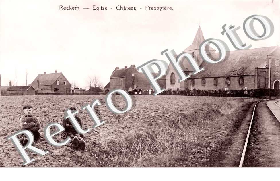 RECKEM. Eglise, château, Presbytère