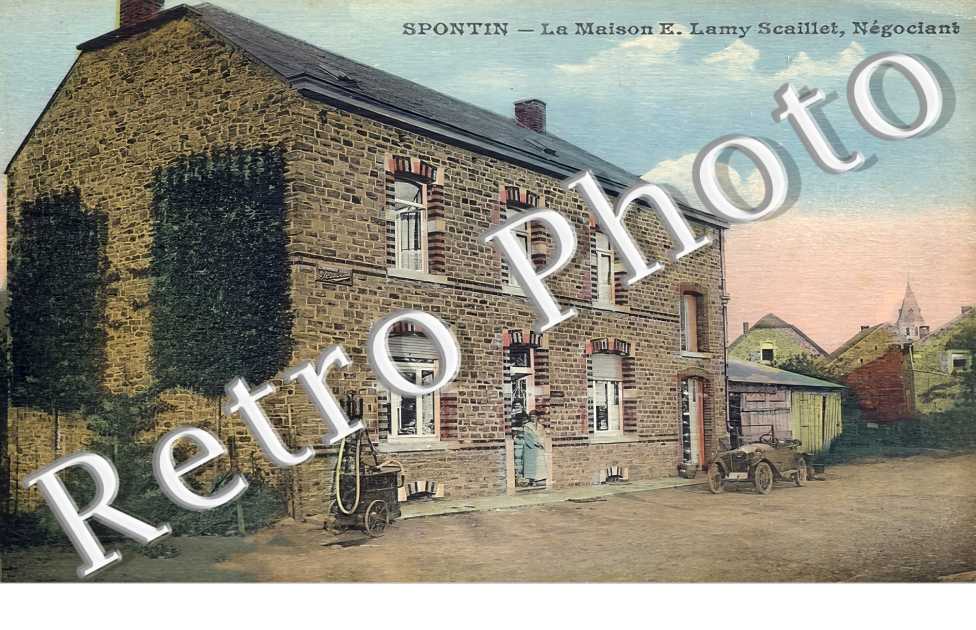 SPONTIN. La Maison E. Lamy Scaillet, Négociant