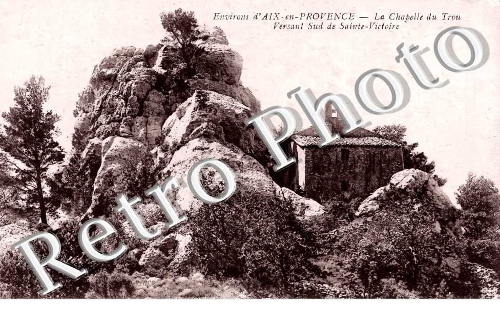 La Chapelle du Trou. Versant Sud de Sainte-Victoire