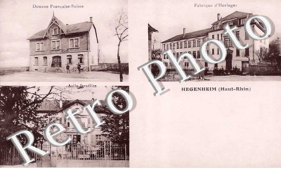 Douane Française-Suisse. Asile israélite. Fabrique d&#039;Horloges