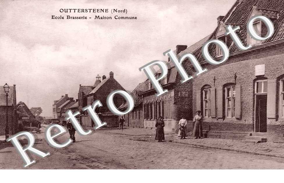 OUTTERSTEENE. Ecole Brasserie. Maison Commune