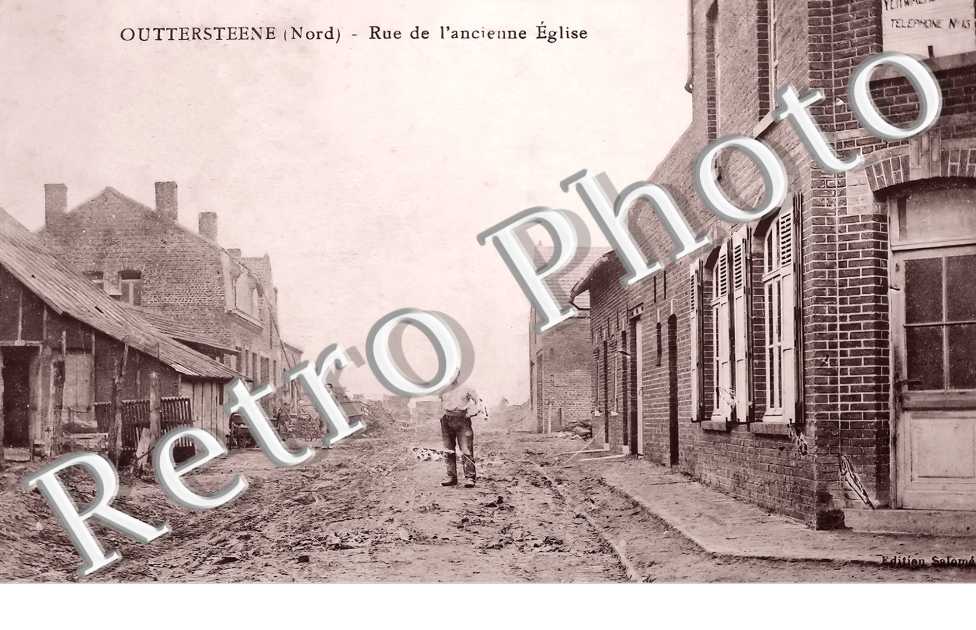 OUTTERSTEENE. Rue de l&#039;ancienne église