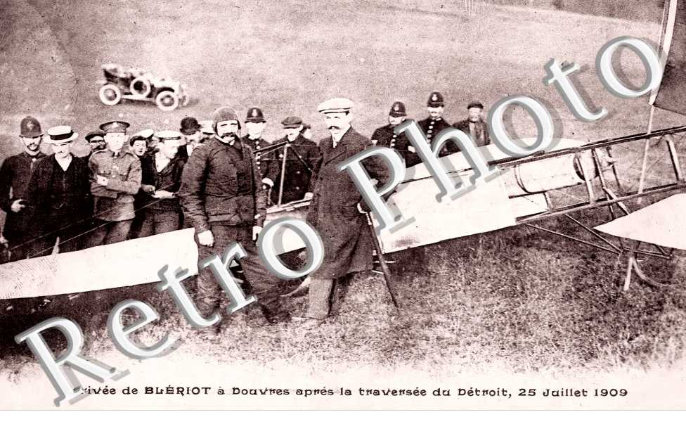 arrivée de Blériot à Douvres, 25 juillet 1909