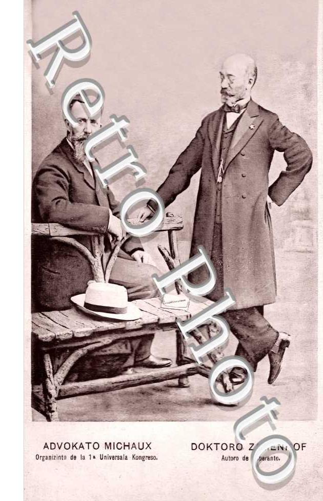Avocat Alfred Michaux né à Clenleu avec Zamenhof Esperanto à Boulogne sur Mer 9/8/1905