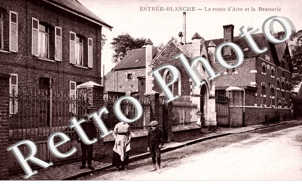 la route d&#039;Aire et la Brasserie