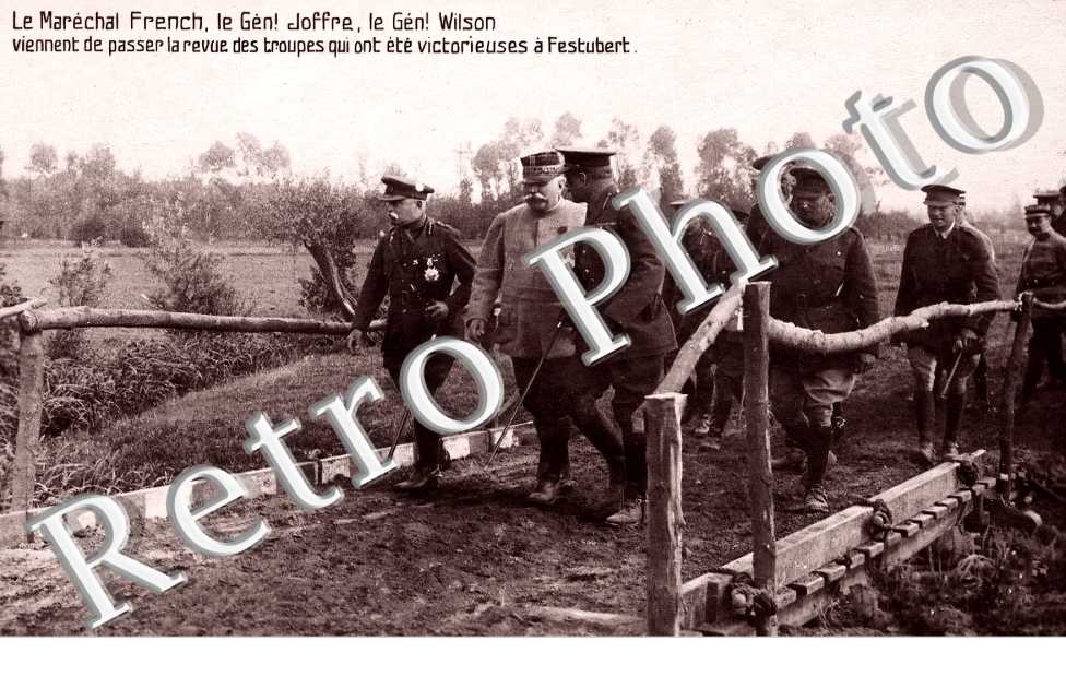 le Maréchal French, le Génl Joffre, le Genl Wilson