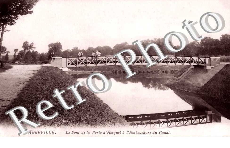 le Pont de la Porte d'Hocquet à l'Embouchure du Canal