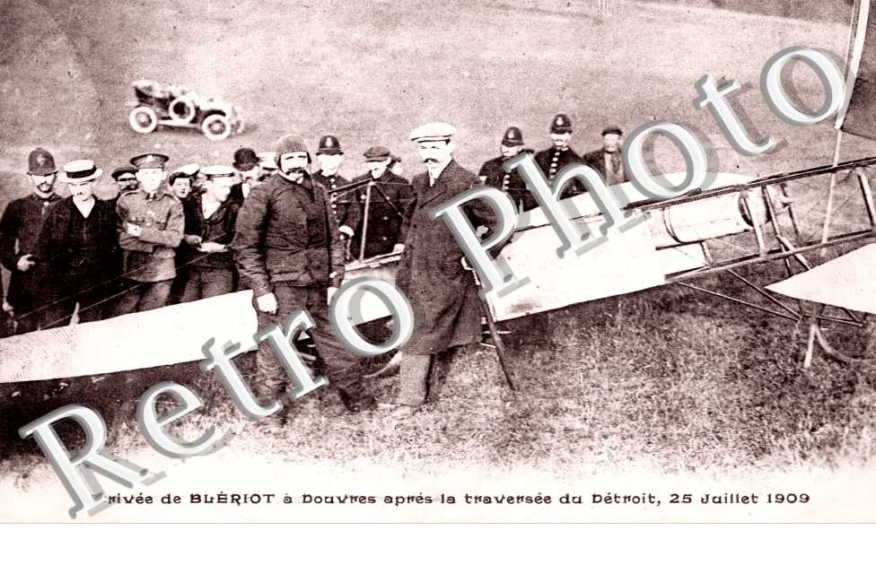 arrivée de Blériot à Douvres, 25 juillet 1909