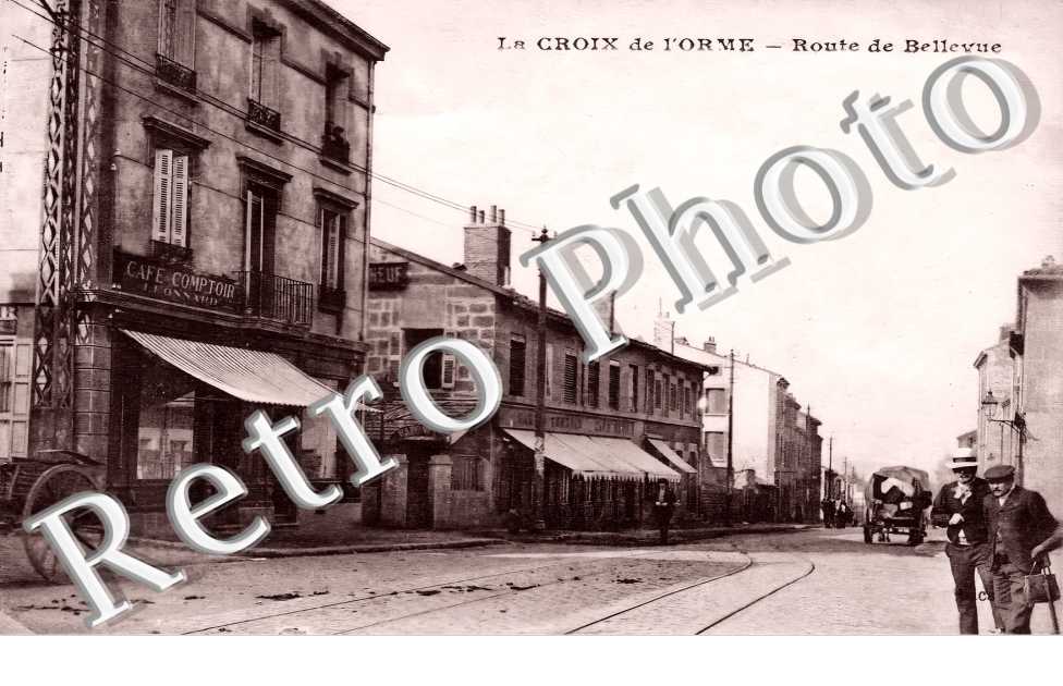 Photo Ancienne Saint Etienne Ancien Hôtel De Ville Tirage Citrate Vers 1900