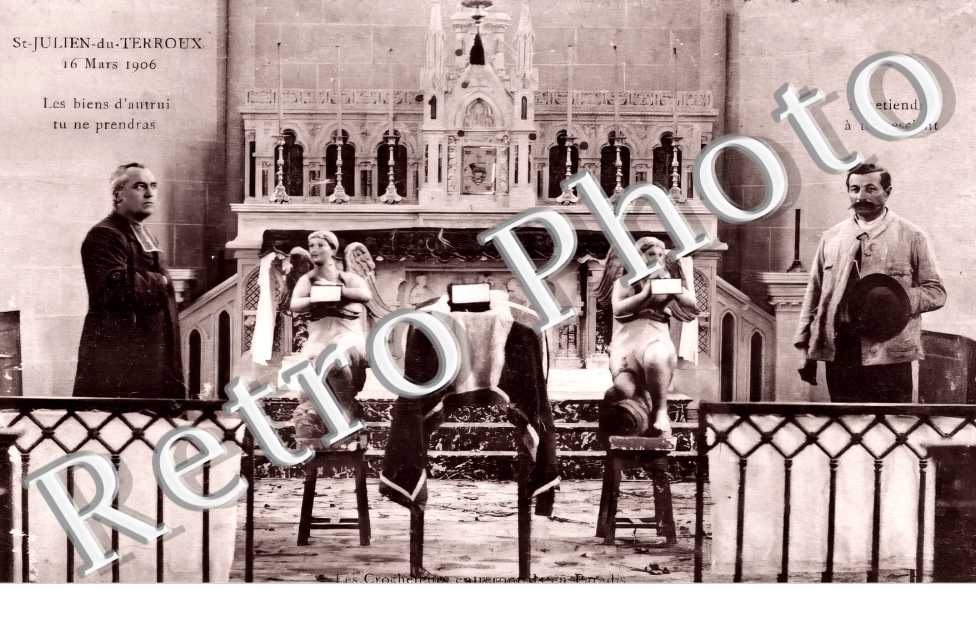 Intérieur de l&#039;église. 16 mars 1906