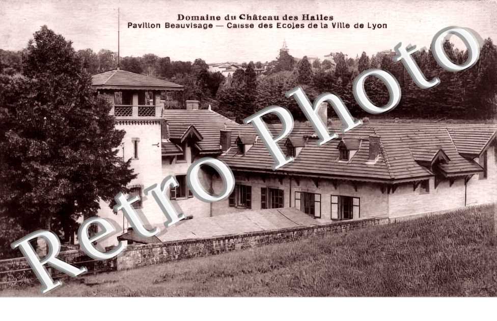 domaine du château des Halles. Pavillon Beauvisage. Caisse des écoles de la ville de nLyon
