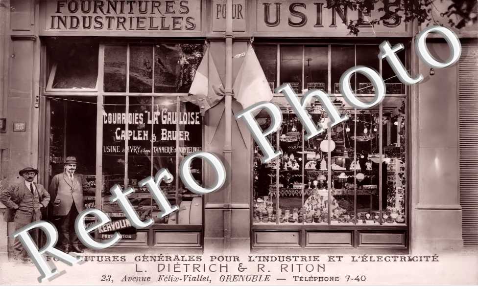 Fournitures pour l'Industrie et l'Electricité. L. Dietrich & R. Riton. 23 avenue Félix-Viallet