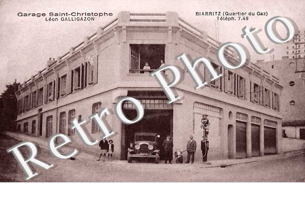 Garage Saint-Christophe Léon Galligazon. Quartier du Gaz