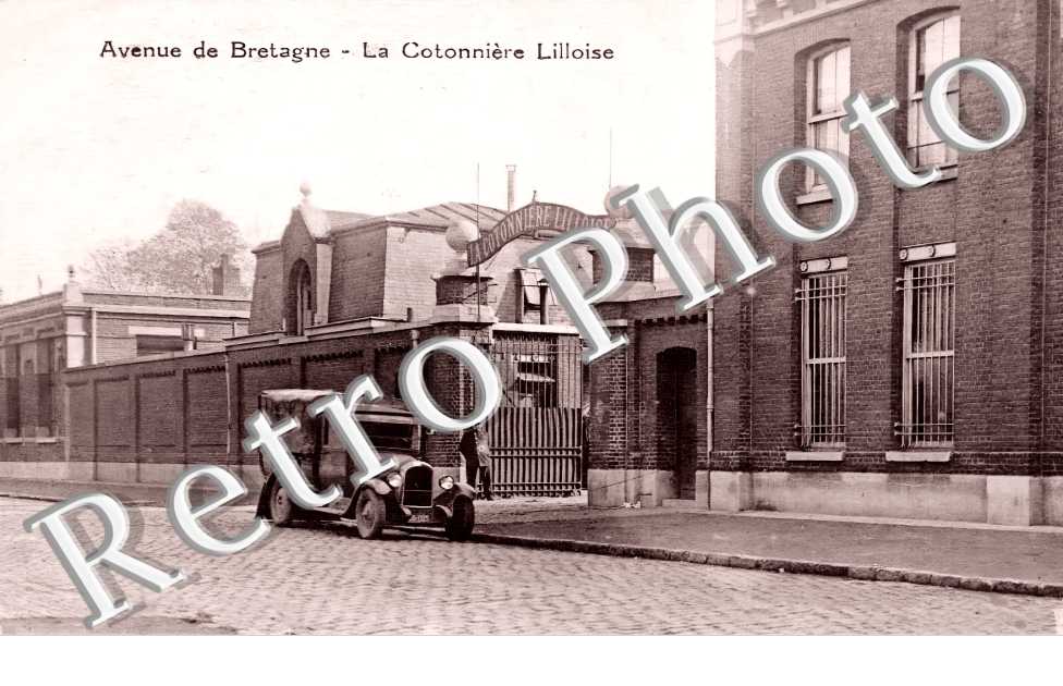 Avenue de Bretagne. La Cotonnière Lilloise