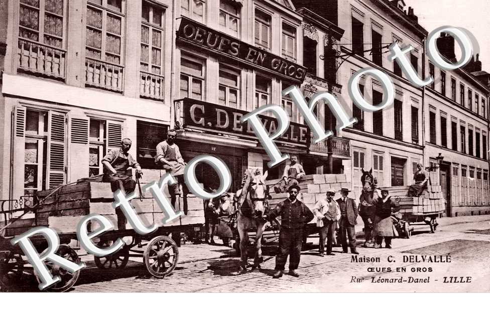 Maison C. Delvalle Oeufs en gros. Rue Léonard Danel