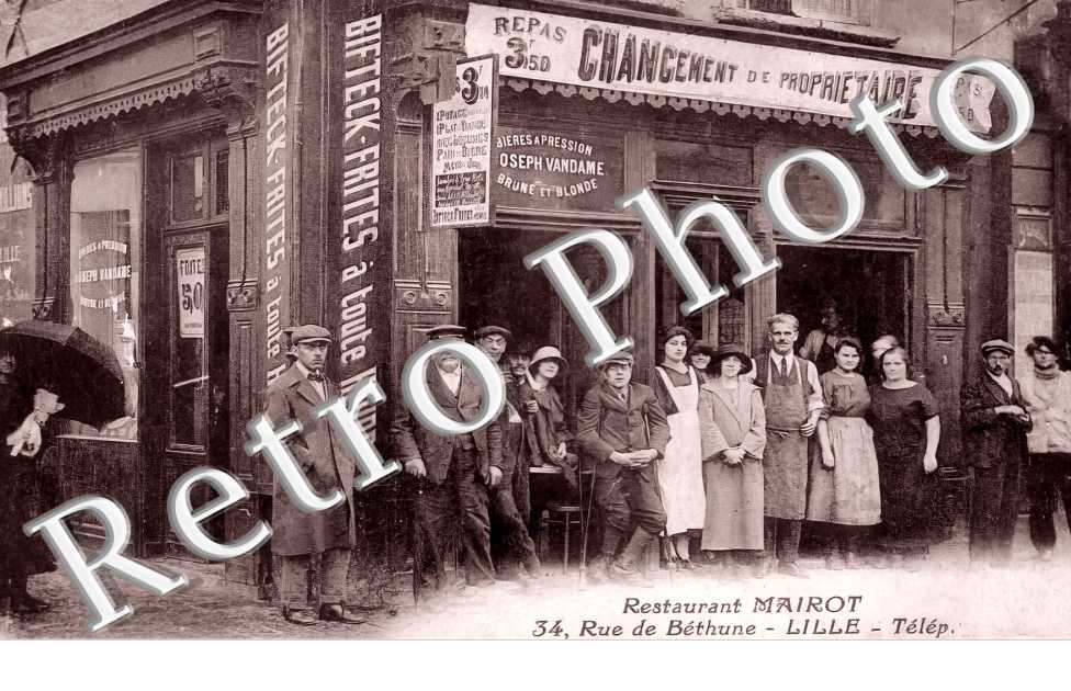 Restaurant Mairot. 34 rue de Béthune