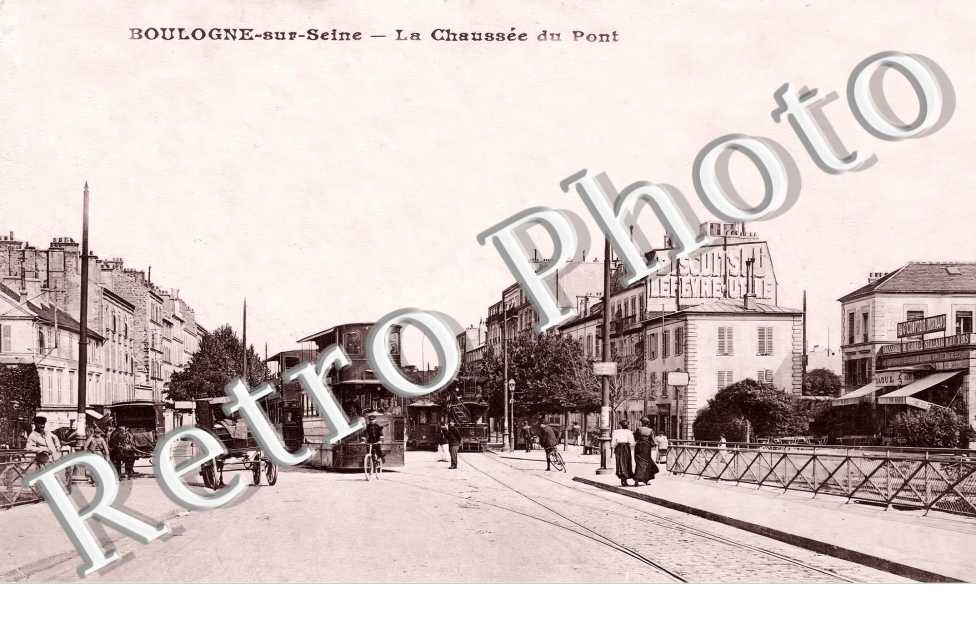 la chaussée du Pont prise du Pont de Sèvres