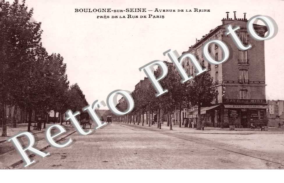 avenue de la Reine près de la rue de Paris