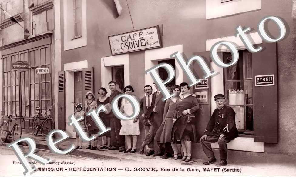 Café C. Soive, rue de la gare