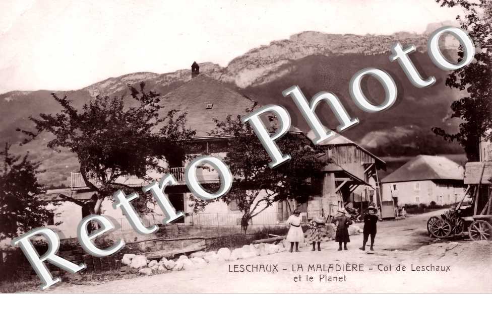 La Maladière. Col de Leschaux et le Planet