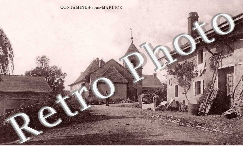Contamines-sous-Marlioz.L&#039;église.