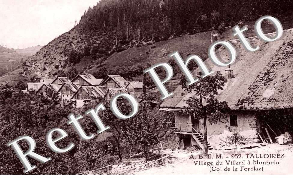 Village du Villard à Montmin (Col de la Forclaz)