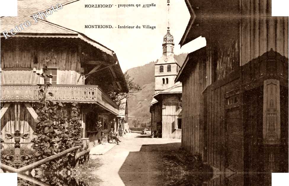 Intérieur du village