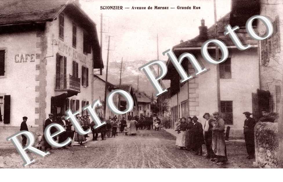 Avenue de Marnaz. Grande rue