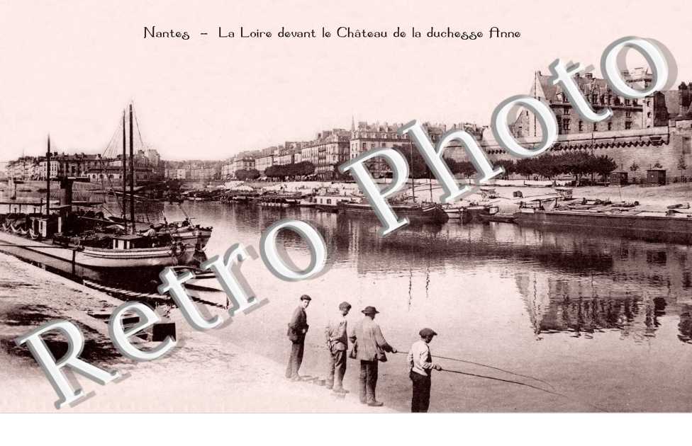 LA LOIRE DEVANT LE CHATEAU DE LA DUCHESSE ANNE