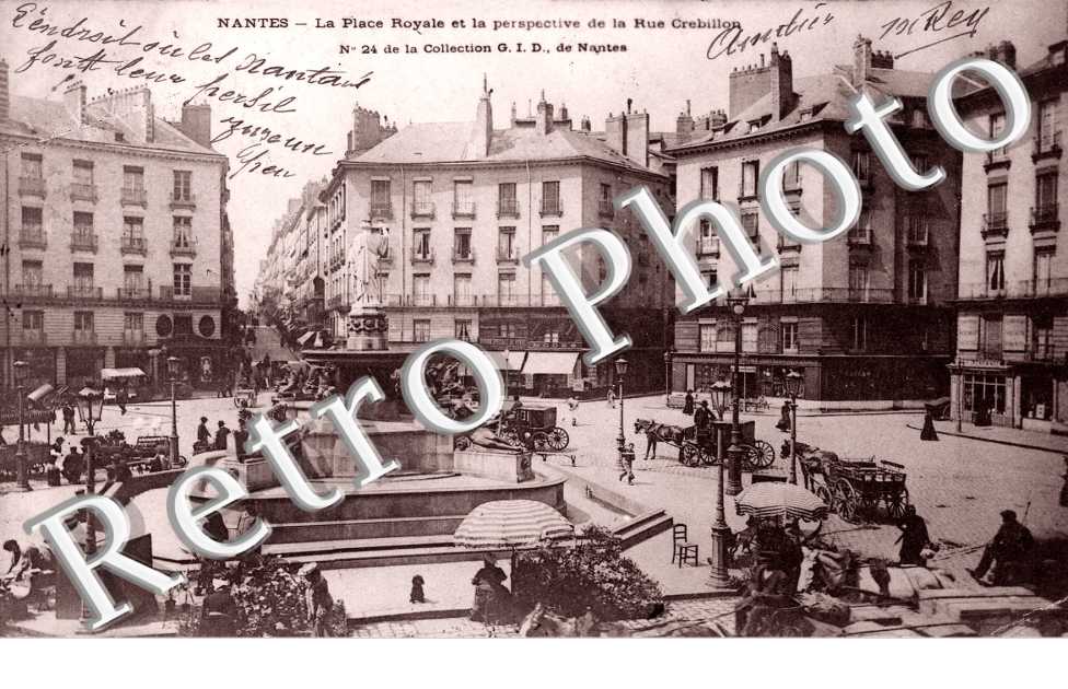 LA PLACE ROYALE ET LA PERSPECTIVE DE LA RUE CREBILLON