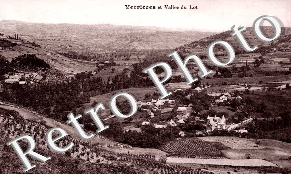 vue d&#039;ensemble et la vallée du Lot
