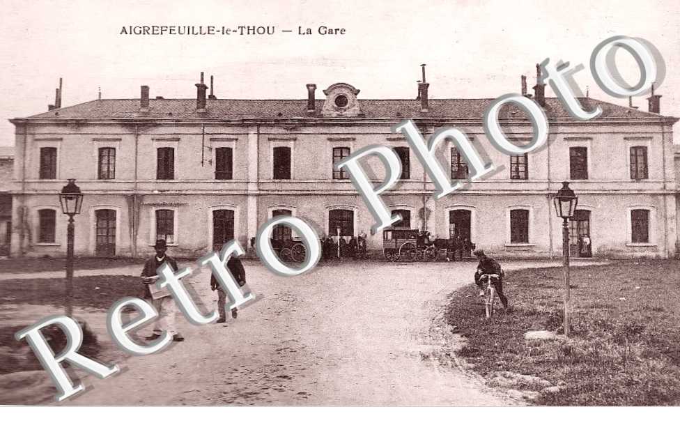 Aigrefeuille-le-Thou. La gare