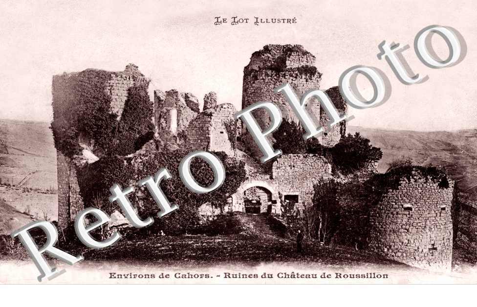 ruines du château de Roussillon