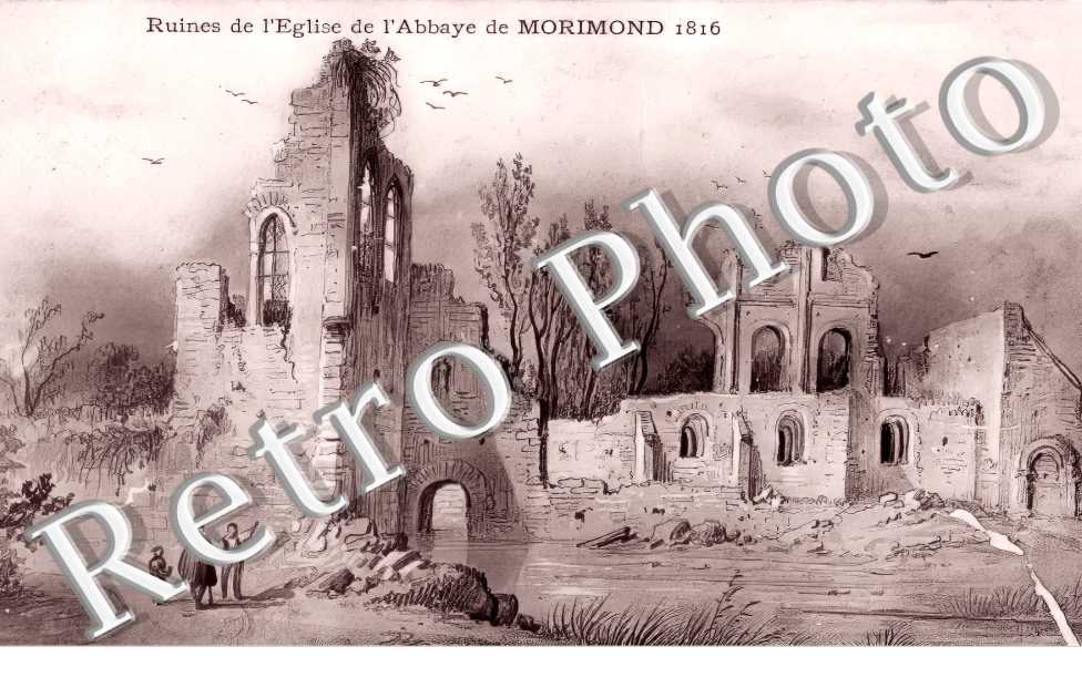 ruines de l&#039;église de l&#039;Abbaye de Morimond 1816